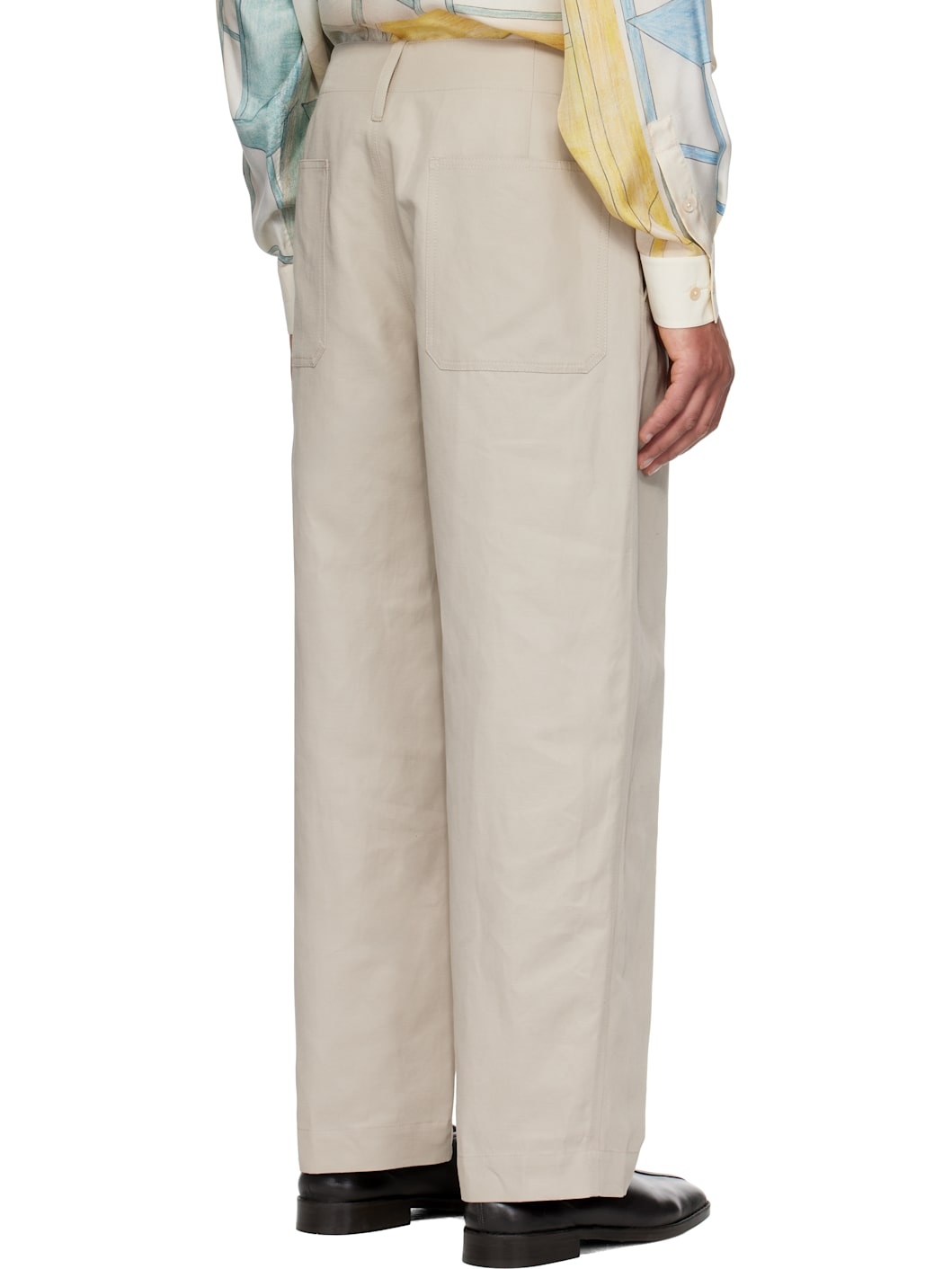 Taupe Big Chino Trousers - 3