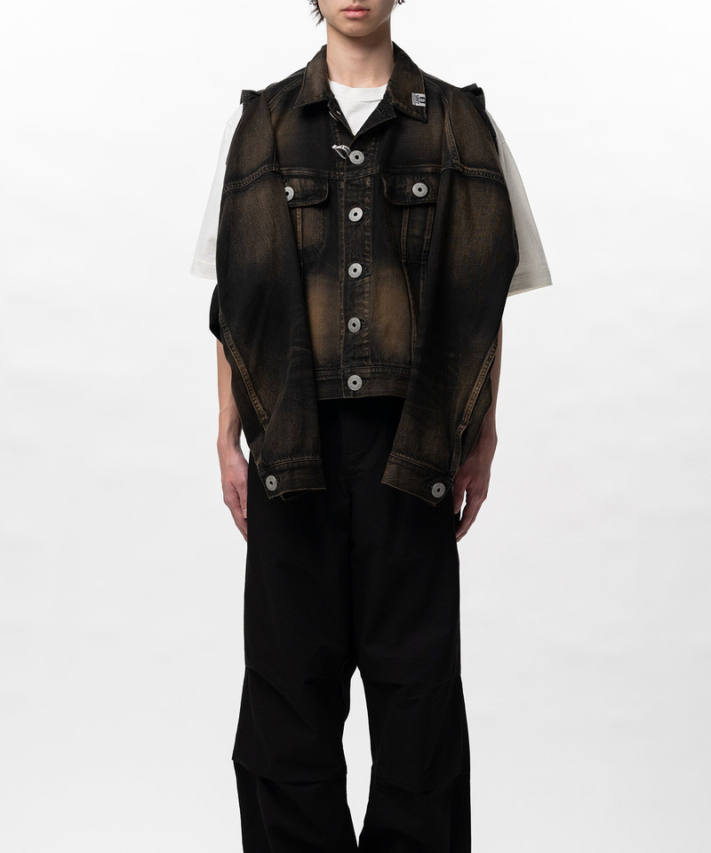 Vest Combined Denim Jacket 11
