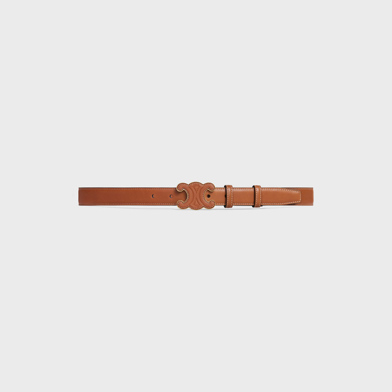 MEDIUM CUIR TRIOMPHE BELT in Natural Calfskin 1