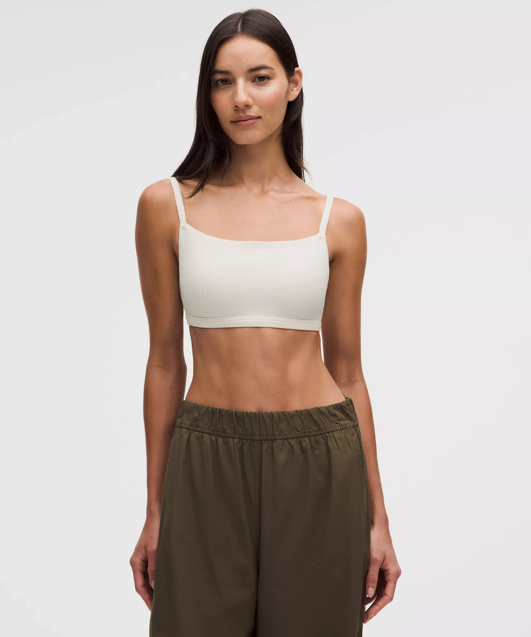 Ribbed Cami-Strap Bra *Light Support, B/C Cup - 1
