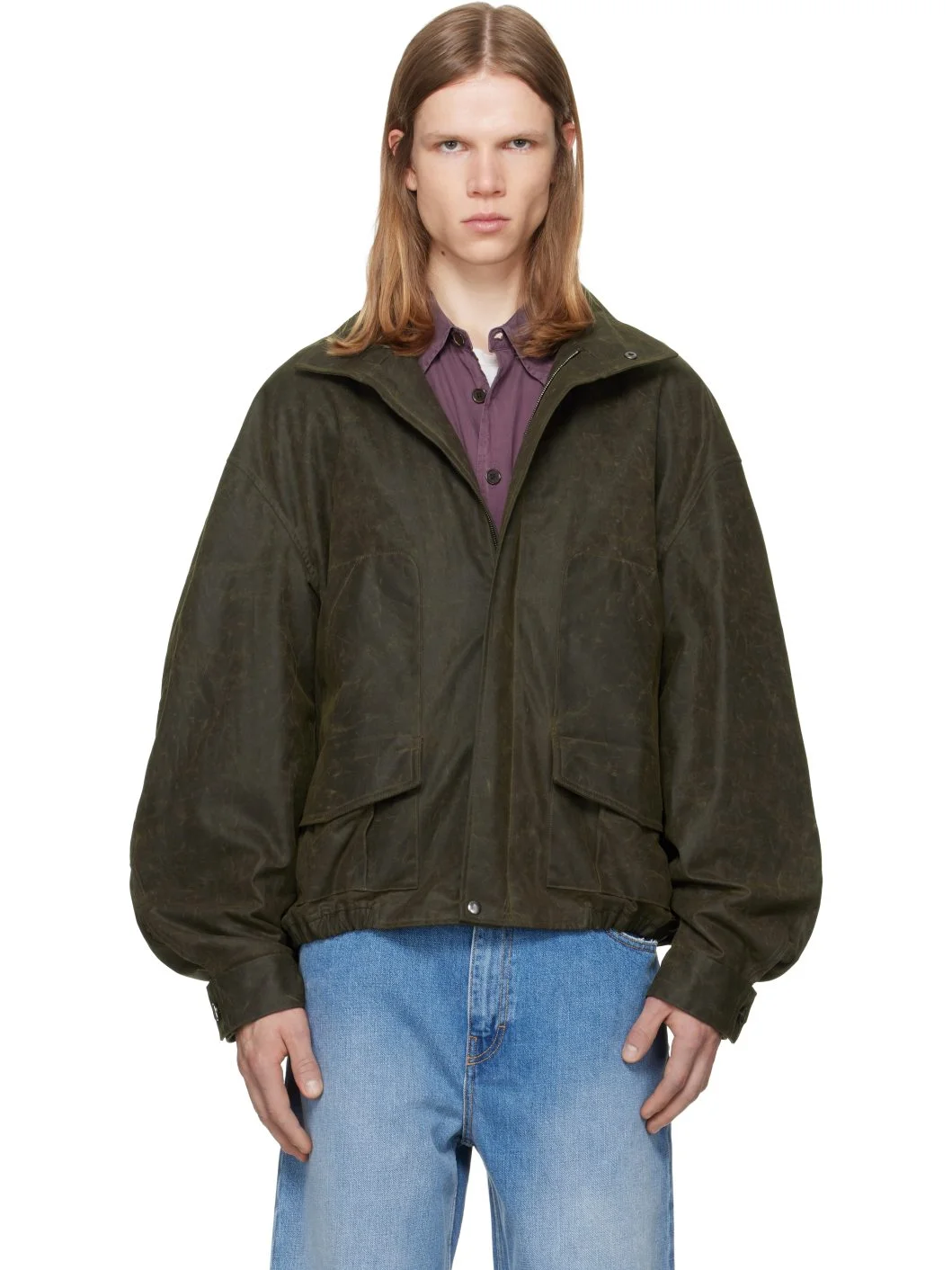 Brown Donald Bomber Jacket - 1