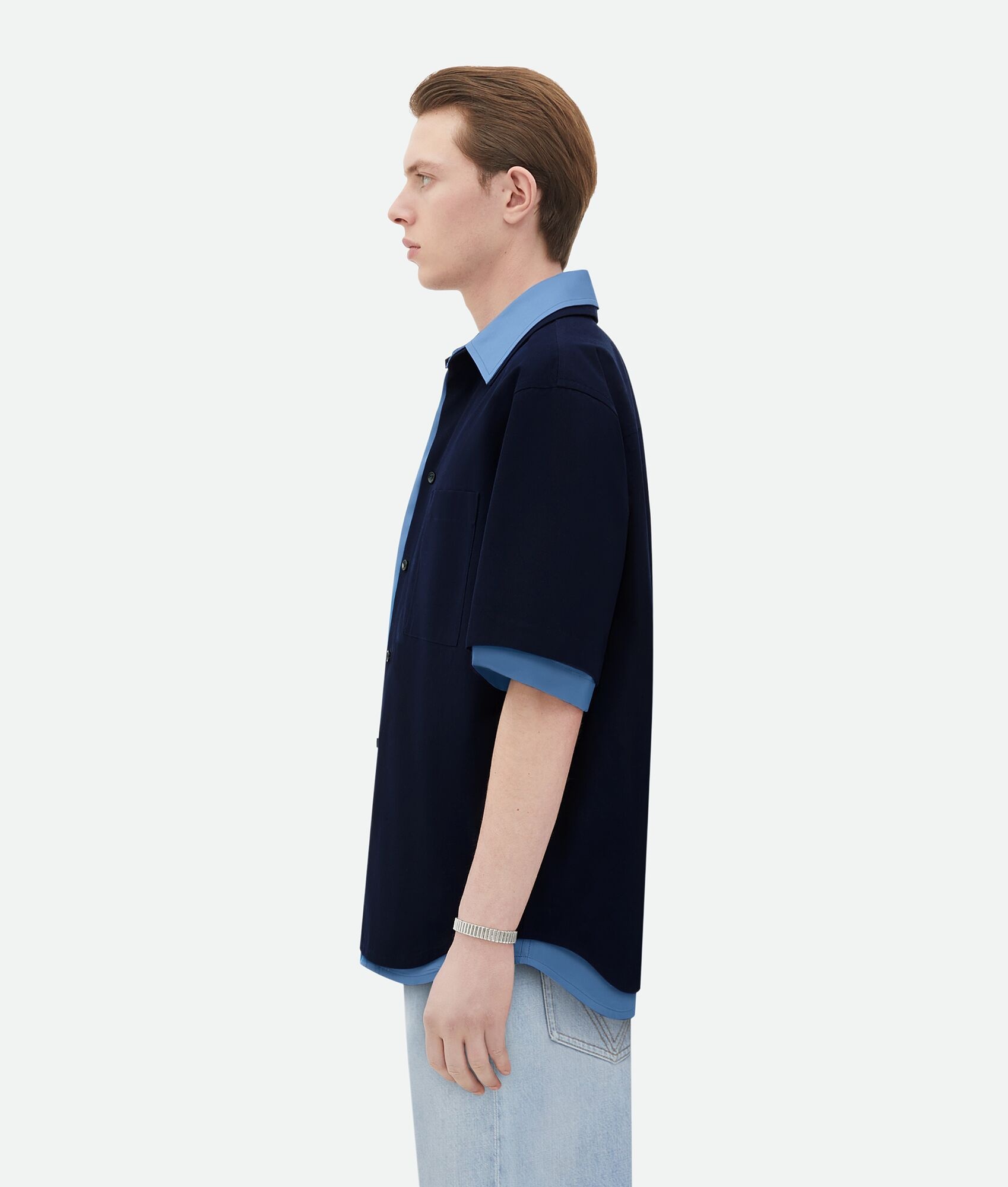 Double Layer Cotton And Viscose Shirt - 2