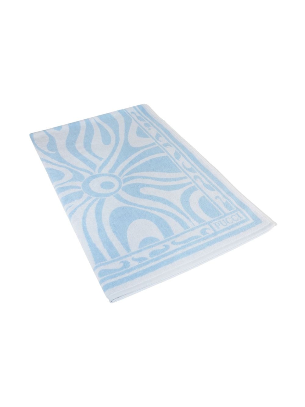 Marmo-jacquard cotton towel - 3