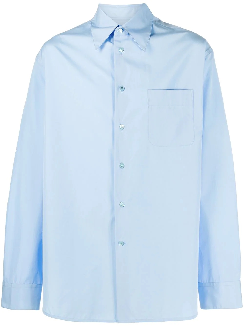 oversized classic collar shirt - 1