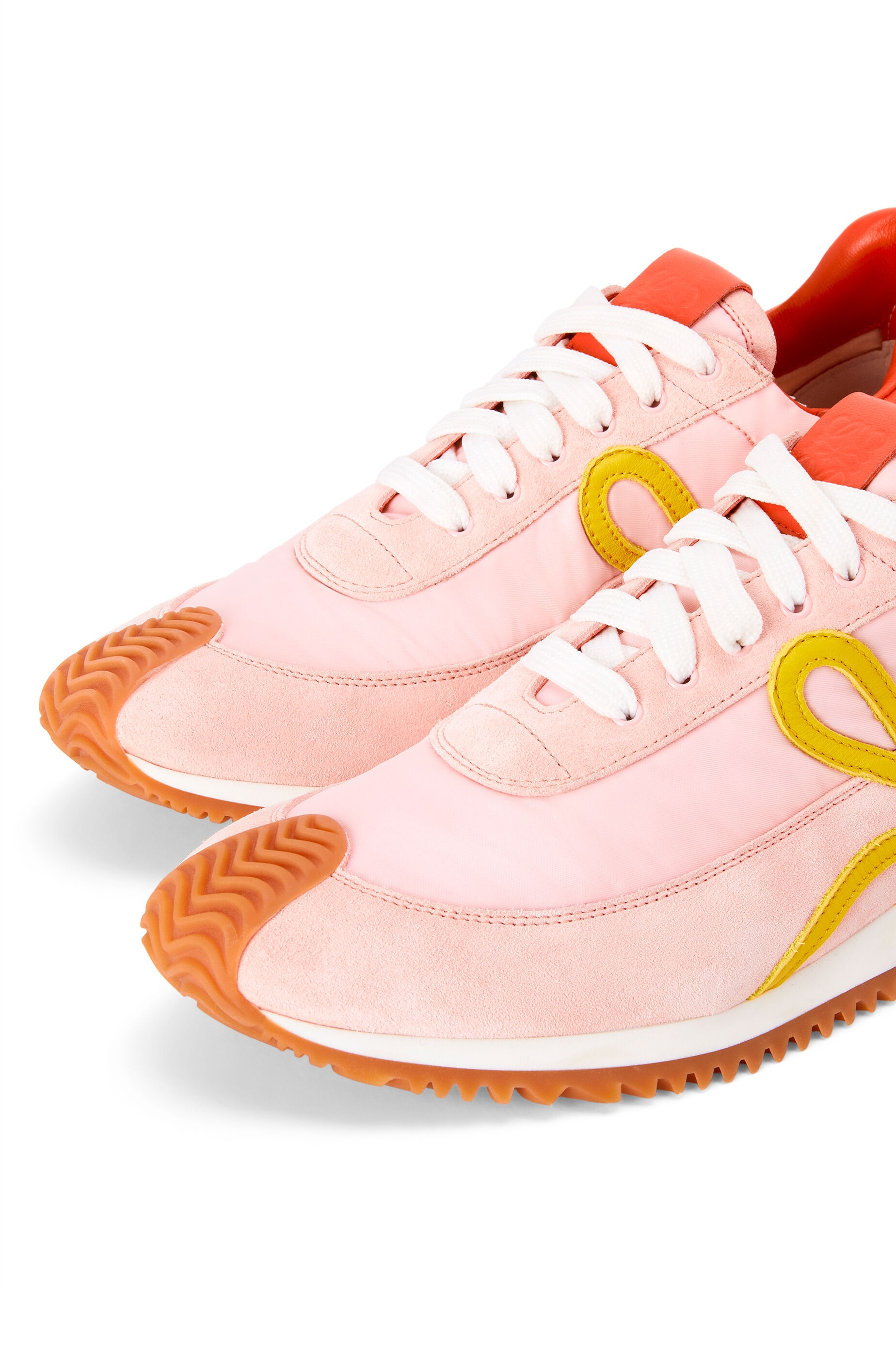Flow runner in nylon and suede - 4