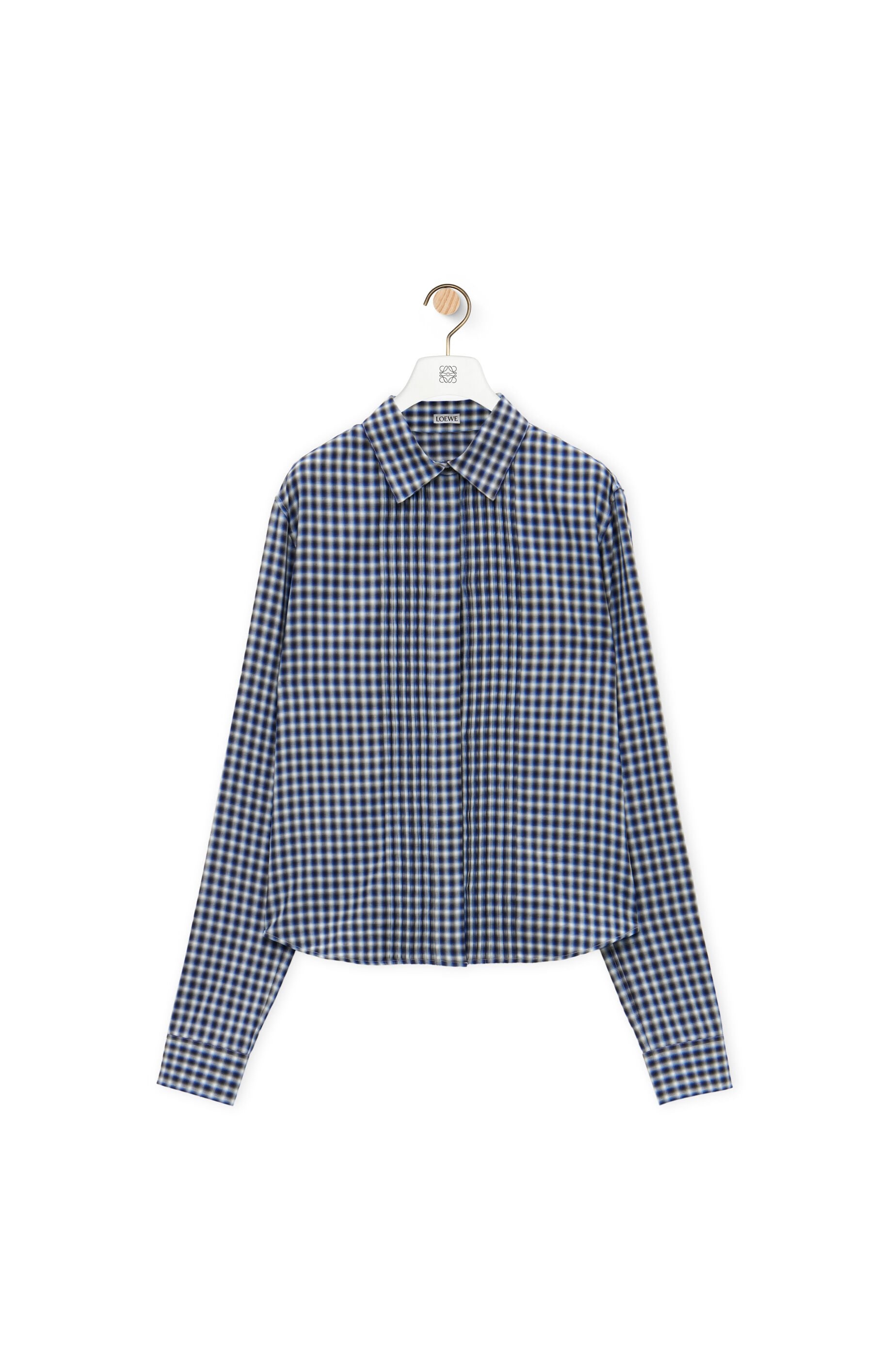 Pleated shirt in cotton - 1