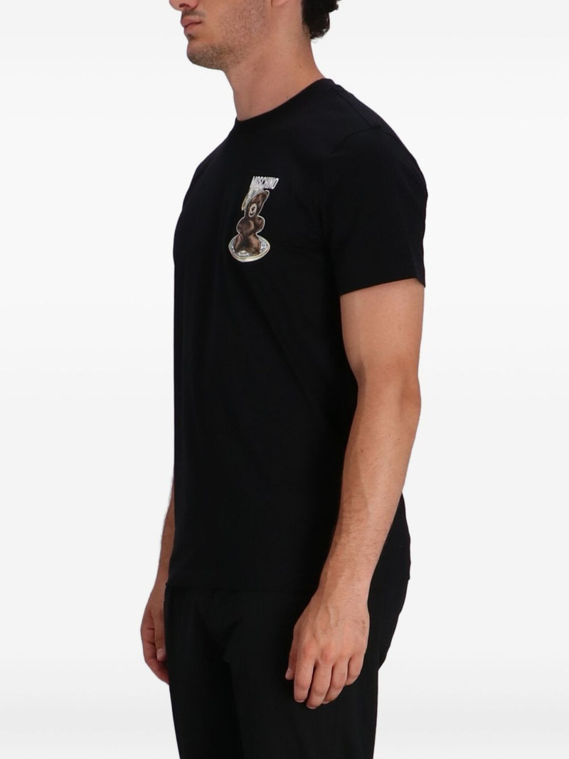 Moschino logo-print cotton T-shirt outlook