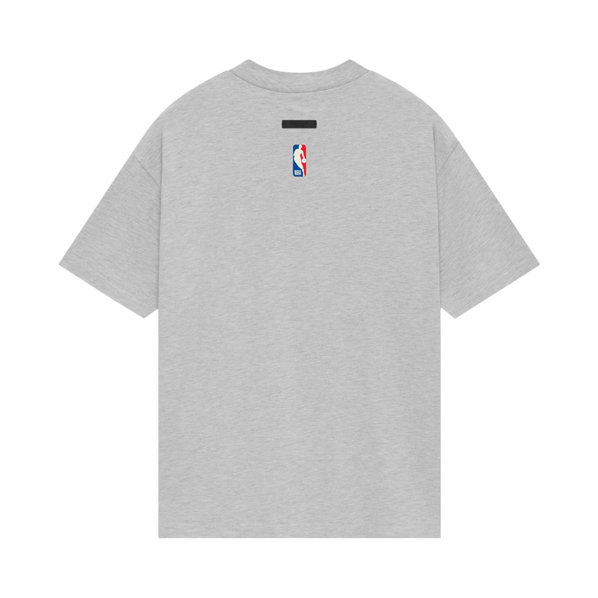 Fear of God Essentials x NBA Heat Tee 'Light Heather' - 2