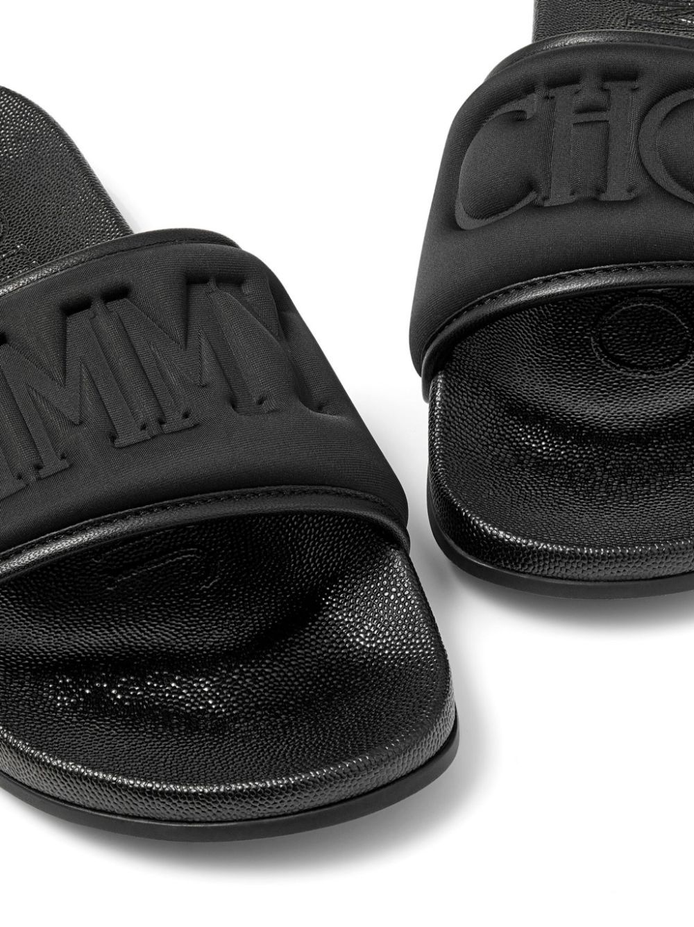 Fitz logo-debossed slides - 5