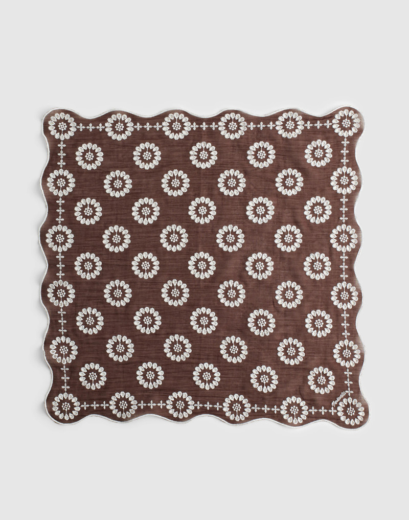 Organic Cotton Eyelet Bandana 1