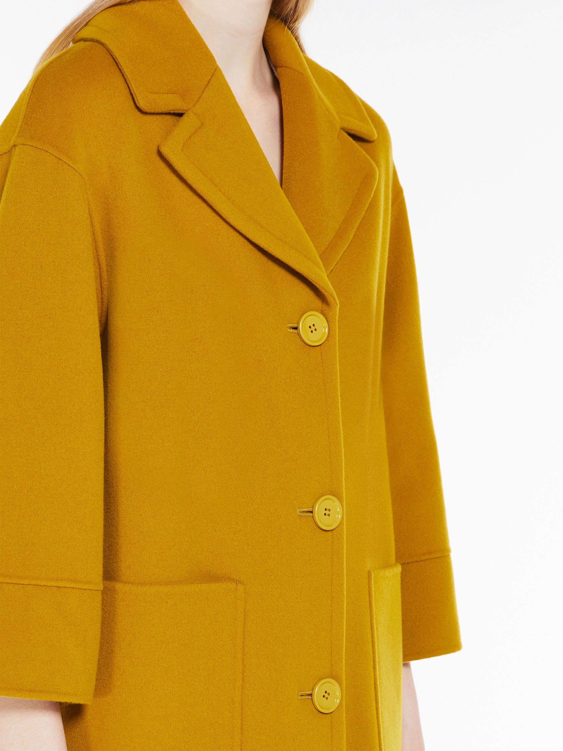 MARITA Pocket-detail wool coat - 5
