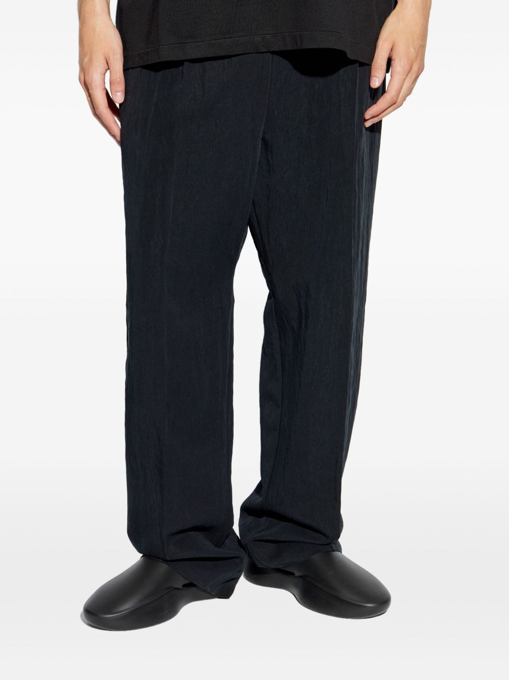pleated-front drawstring trousers - 3
