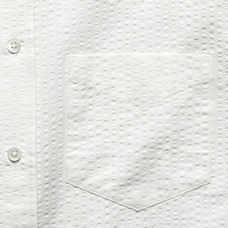 Pacifico Seersucker Shirt - White 3