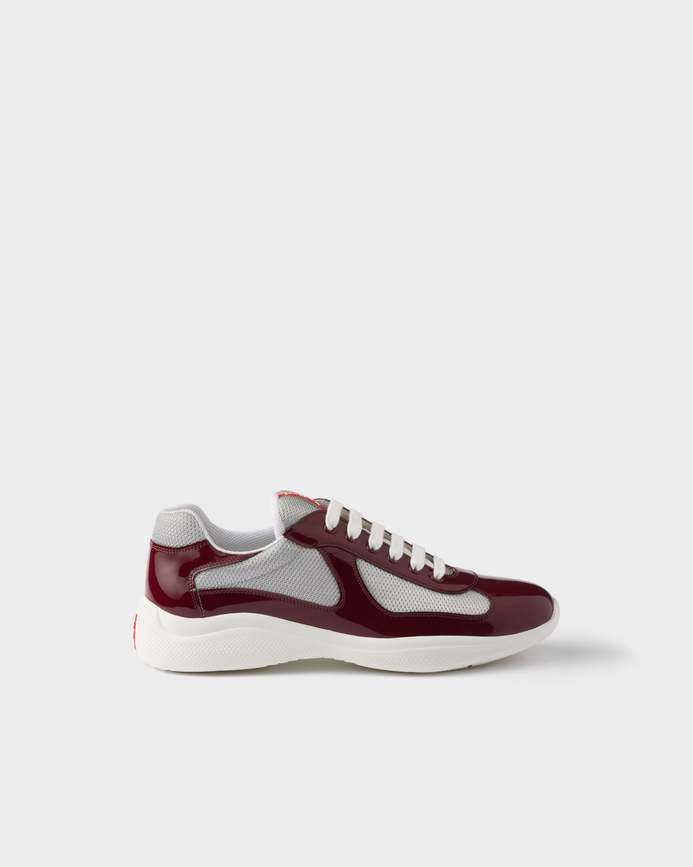 Patent leather and technical fabric Prada America's Cup sneakers - 2