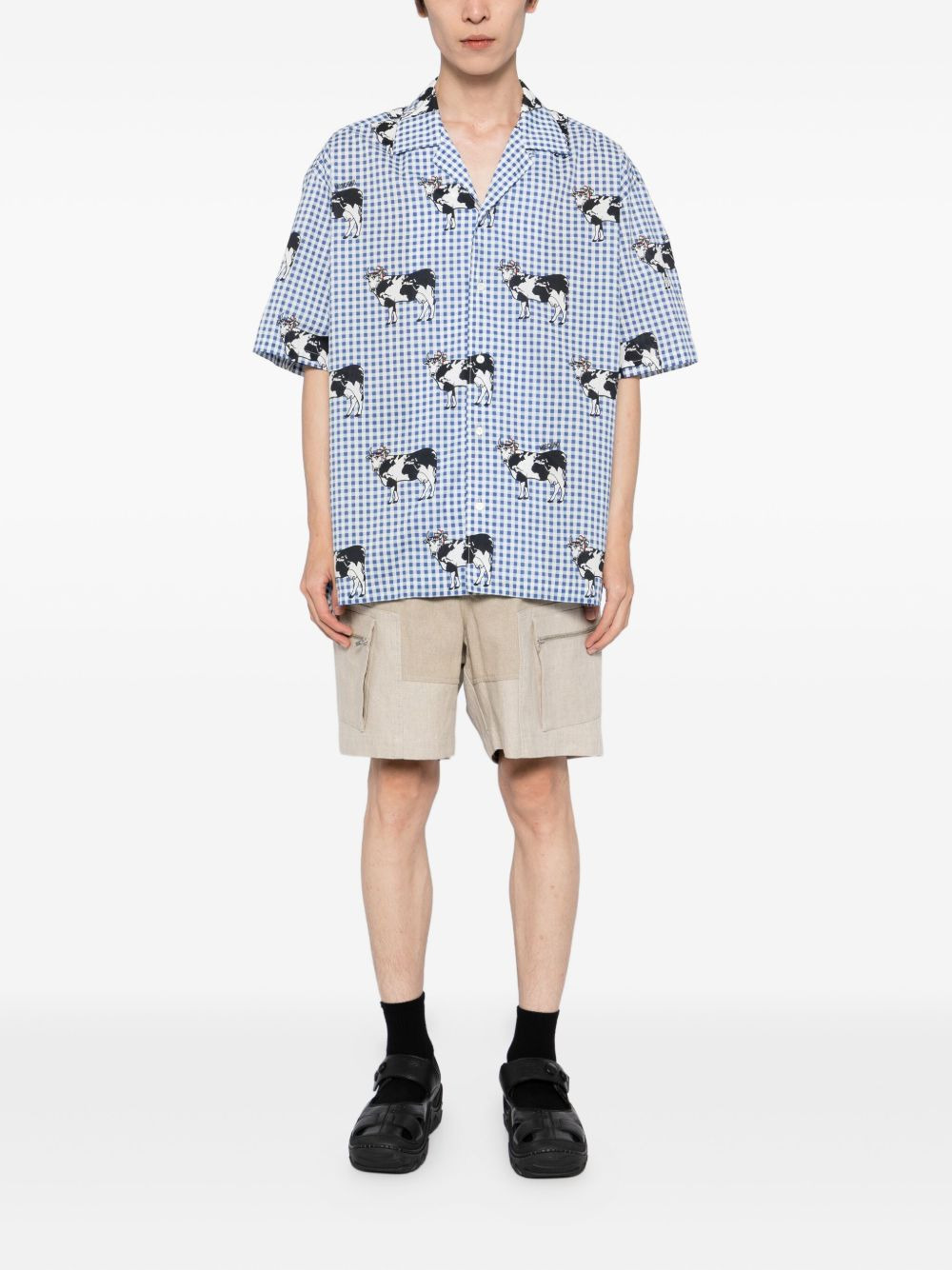 cow-printed shirt - 2