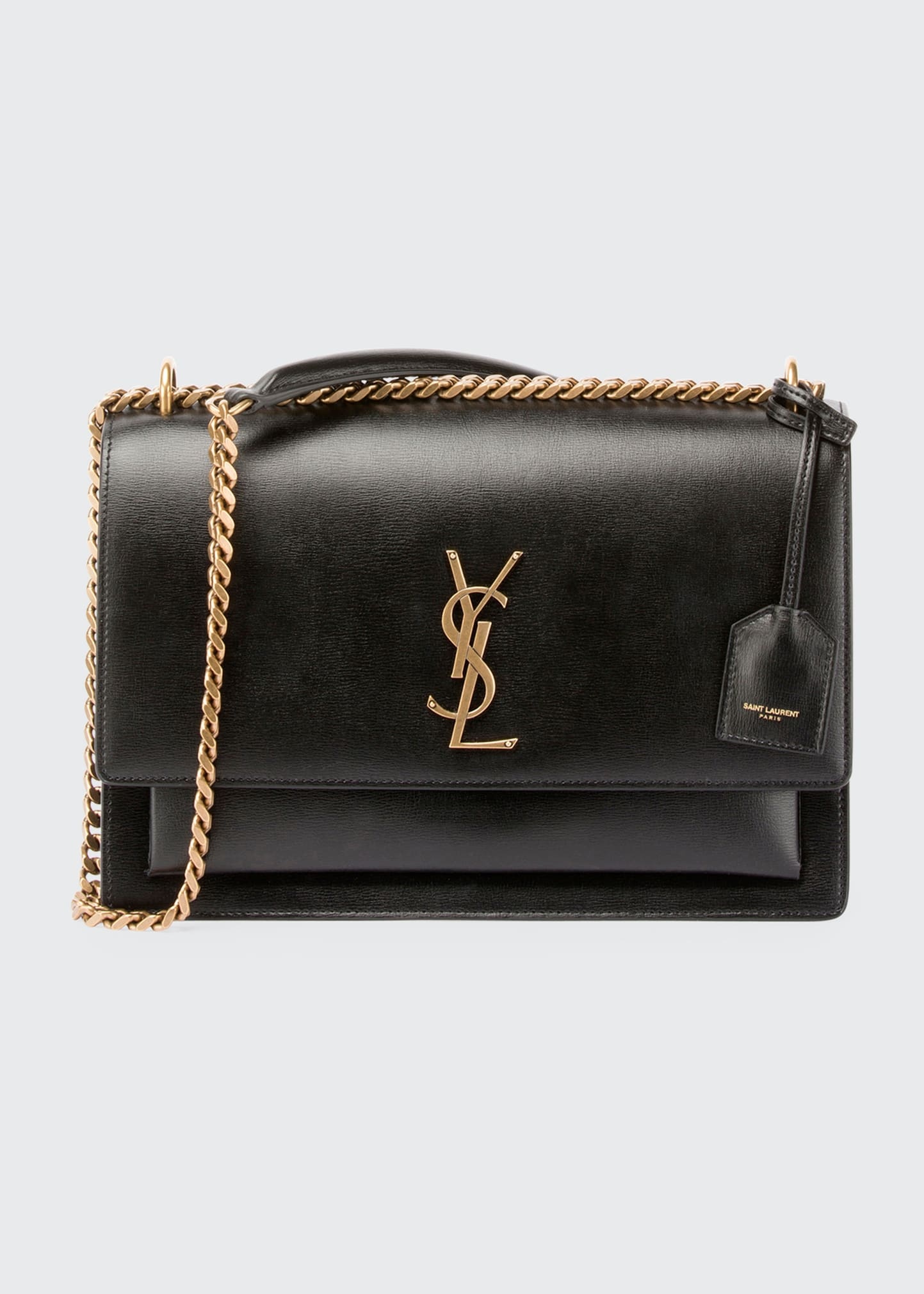 Sunset Medium YSL Crossbody Bag in Smooth Leather - 1