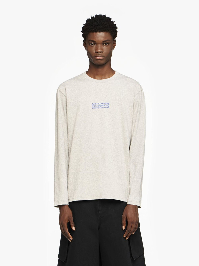 LONG SLEEVE T-SHIRT WITH BACK LOGO PRINT 3