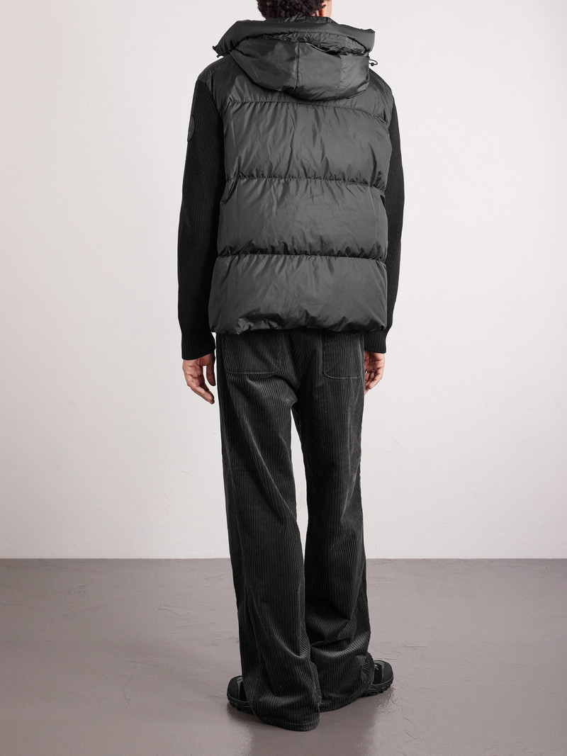 HyBridge® Wool and Quilted Shell Hooded Down Jacket 4