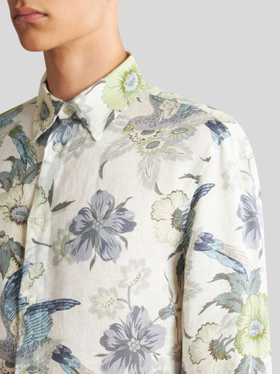 Etro LINEN SHIRT WITH PRINT outlook
