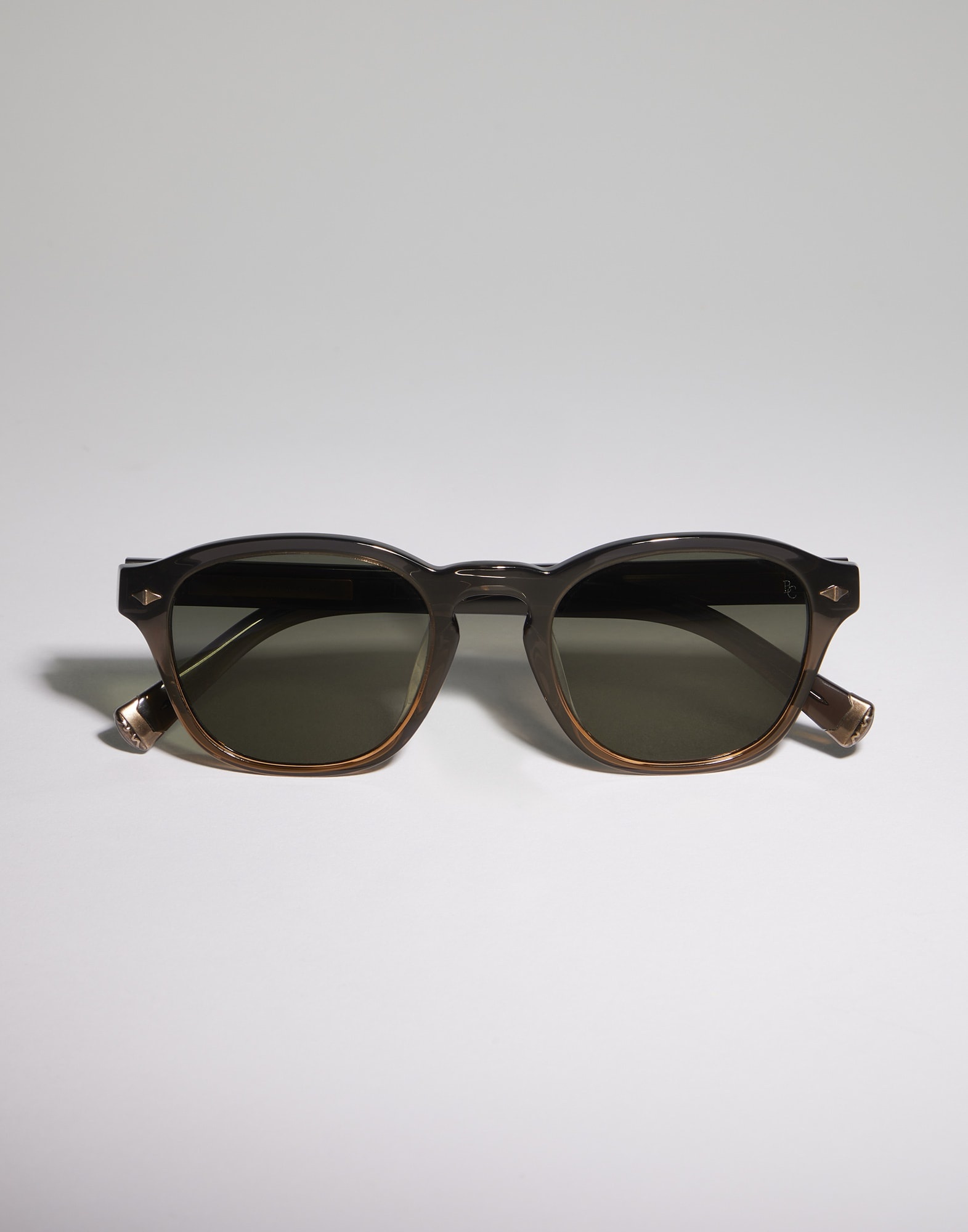 Intarsia Rays acetate sunglasses with polarized lenses - 1