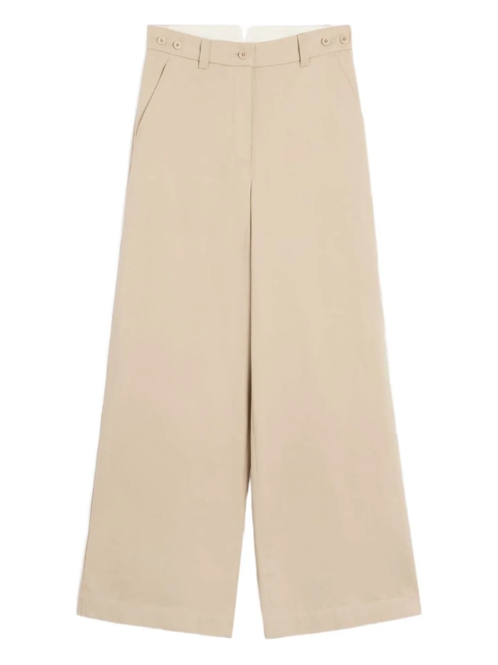 high-waisted wide-leg trousers - 1