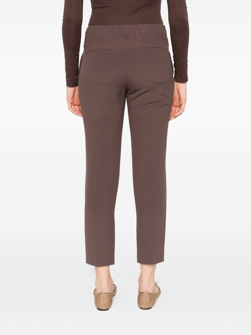 pleat-detail trousers - 4