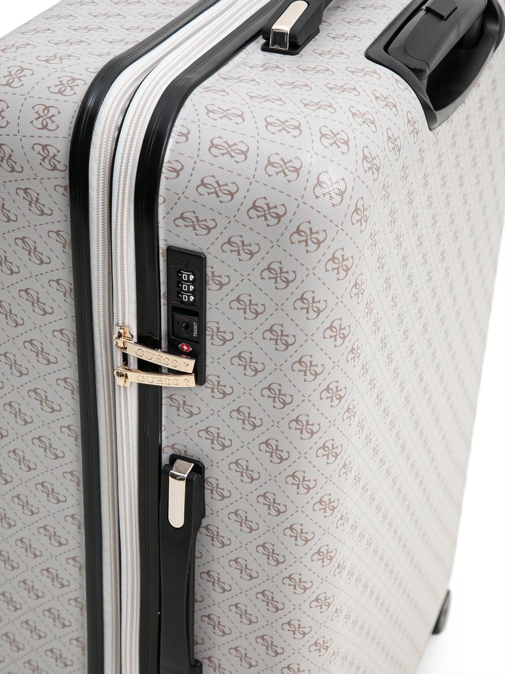 monogram-pattern luggage - 4