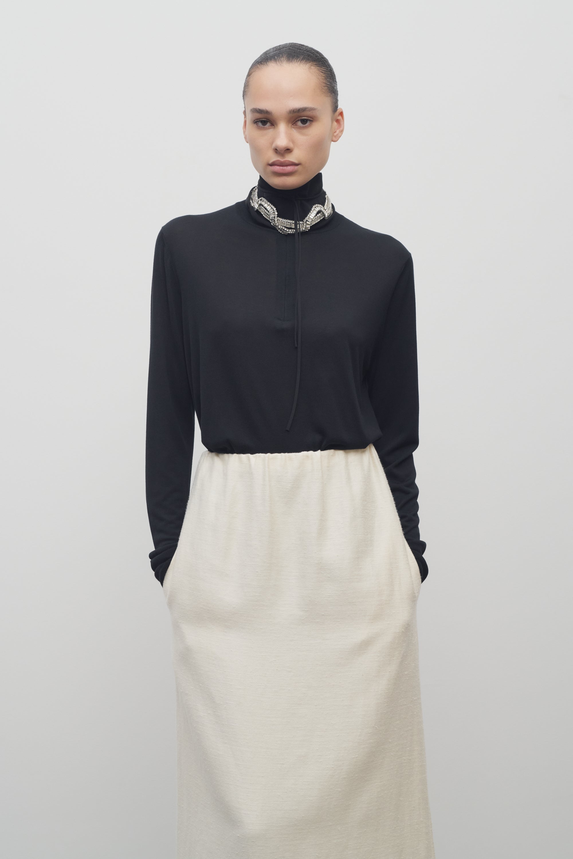 Kimbo Top in Silk and Viscose - 3