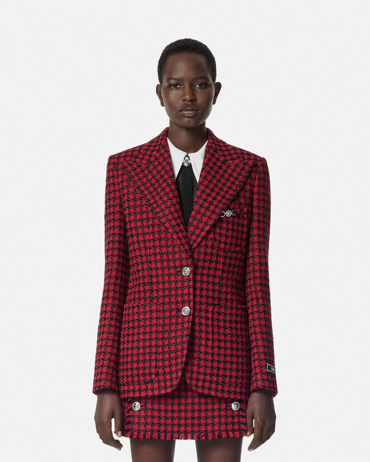 Tweed Masculine Blazer - 4