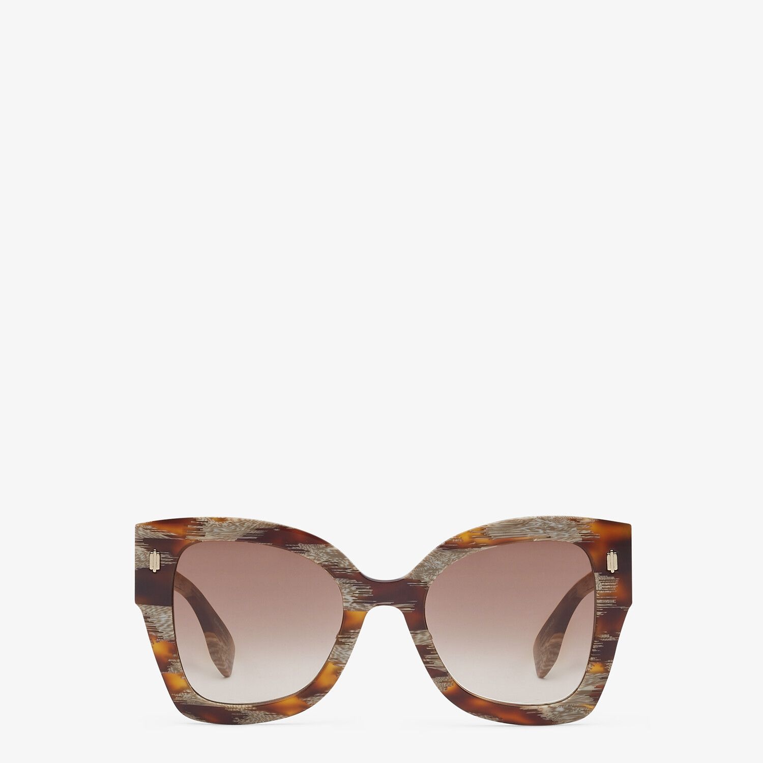 Sunglasses in Havana-color animalier acetate - 1