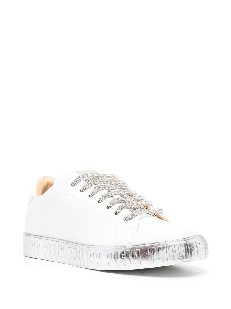 PHILIPP PLEIN Strass low-top sneakers outlook
