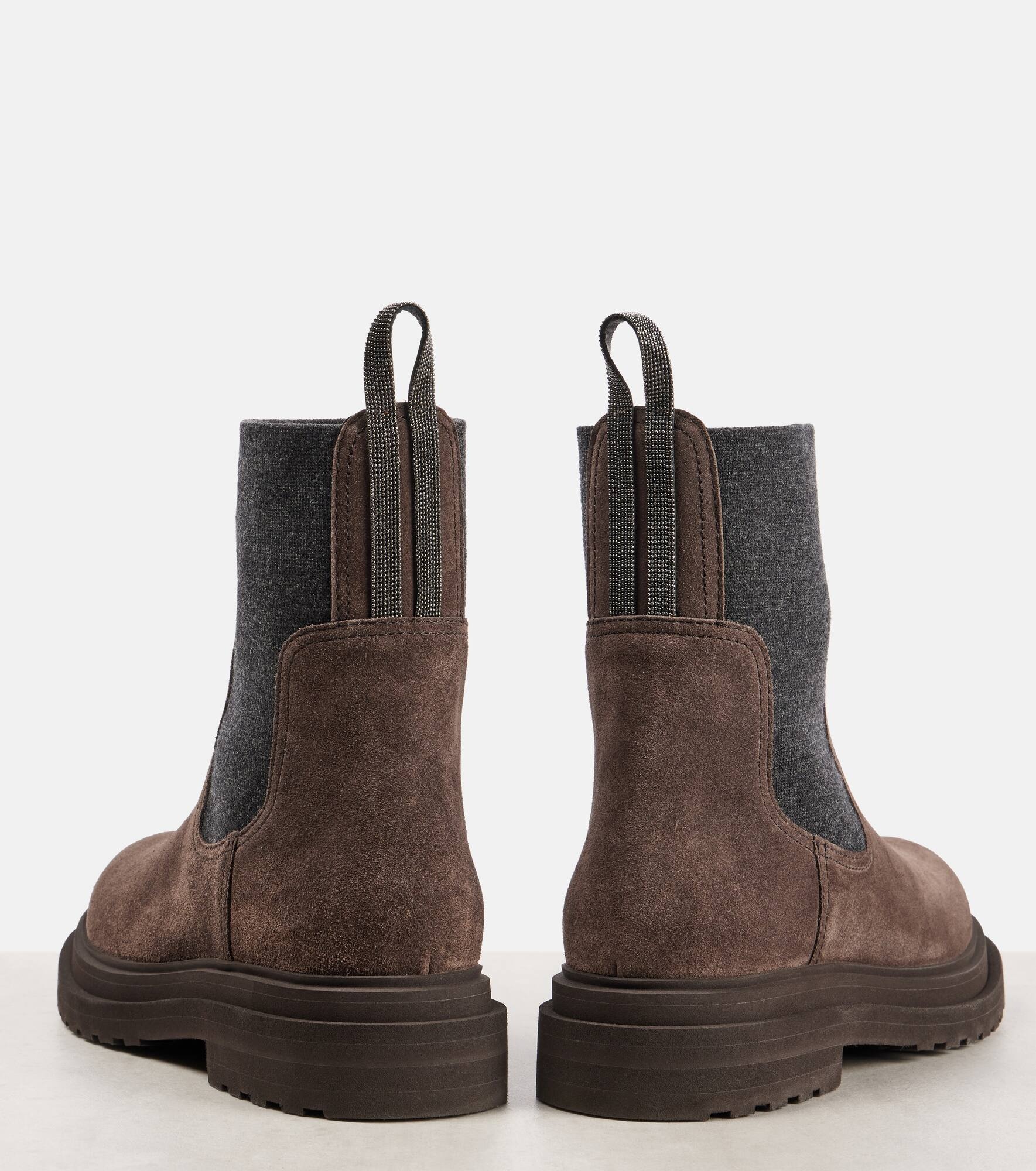 Suede ankle boots - 5