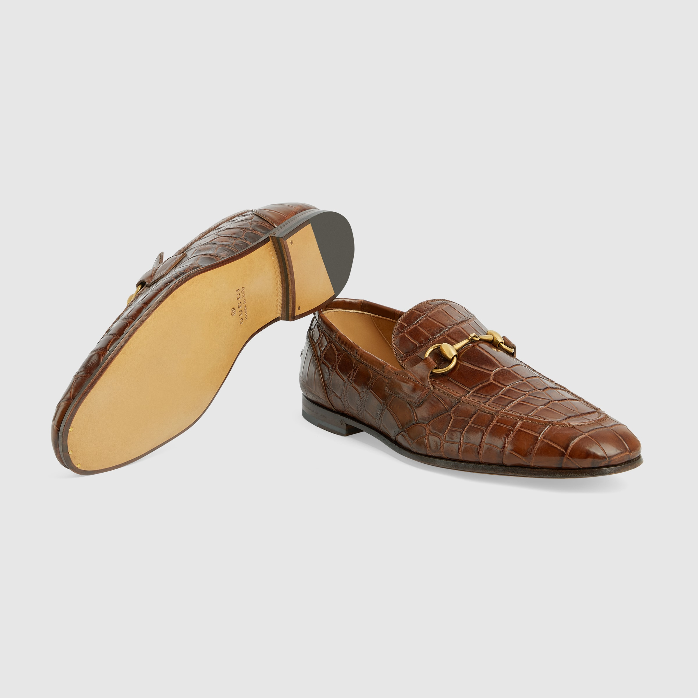 Men's Gucci Jordaan crocodile loafer - 5