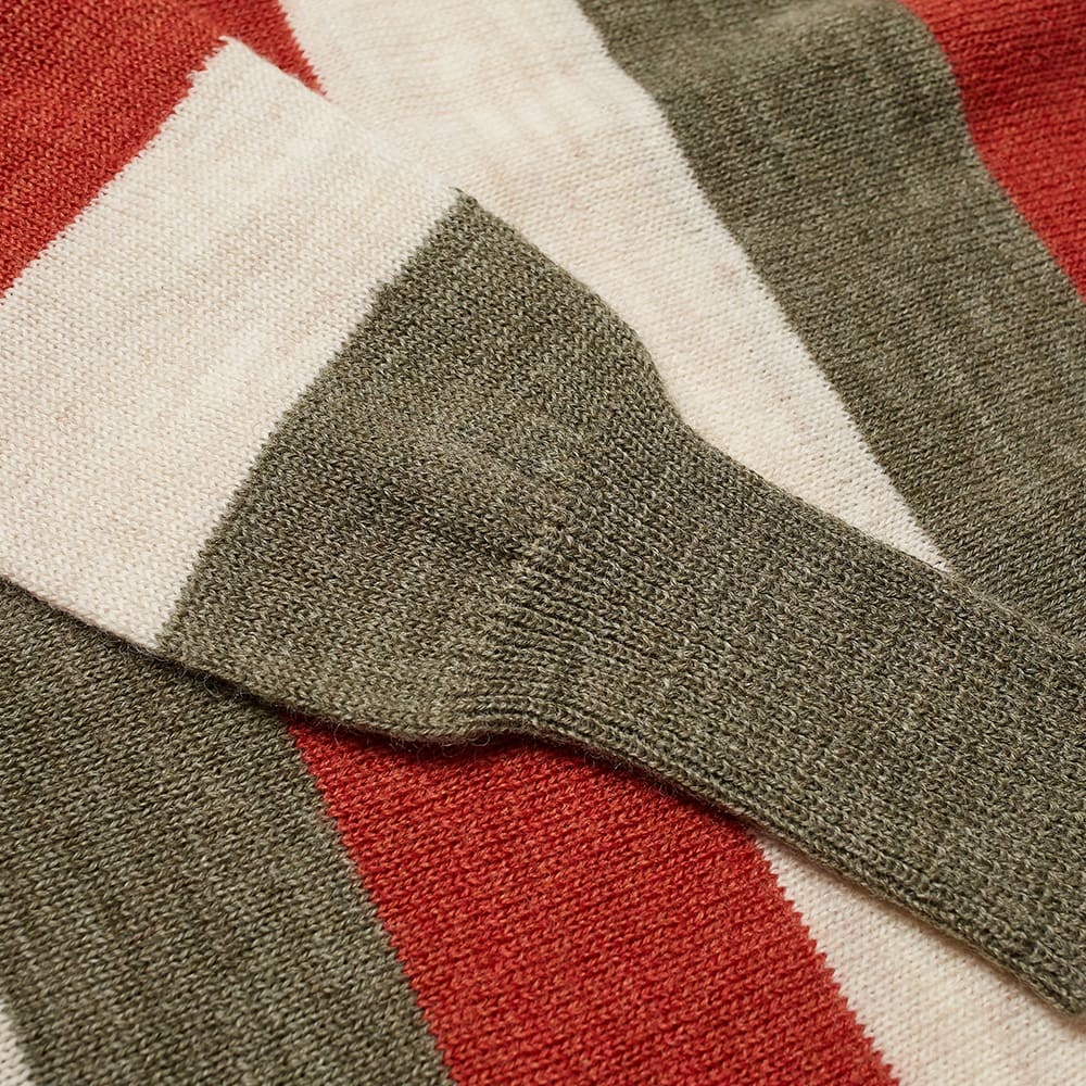 Nigel Cabourn Striped Seamless Rollneck Knit - 3