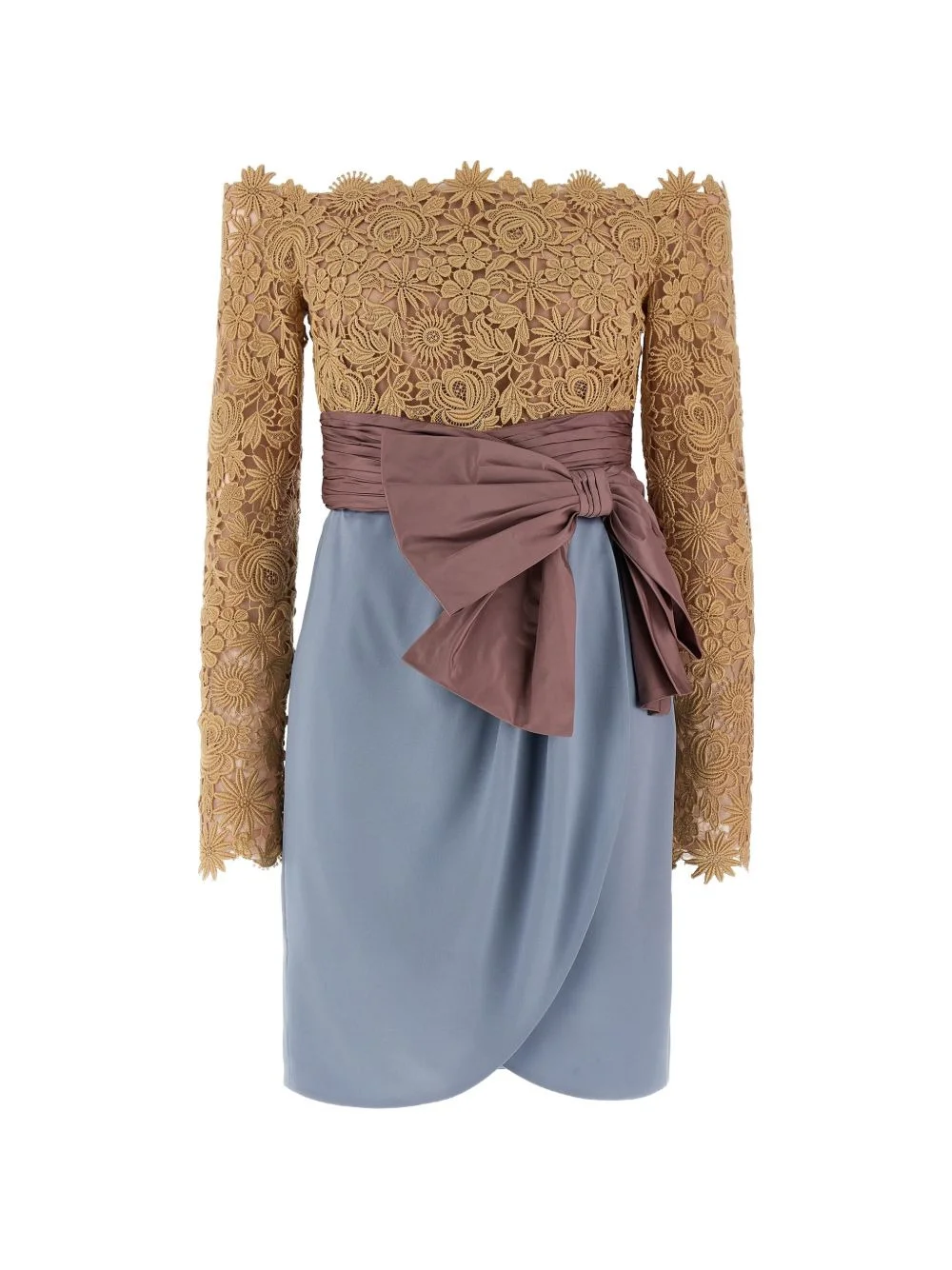 fleur ajours flower mix dress - 1