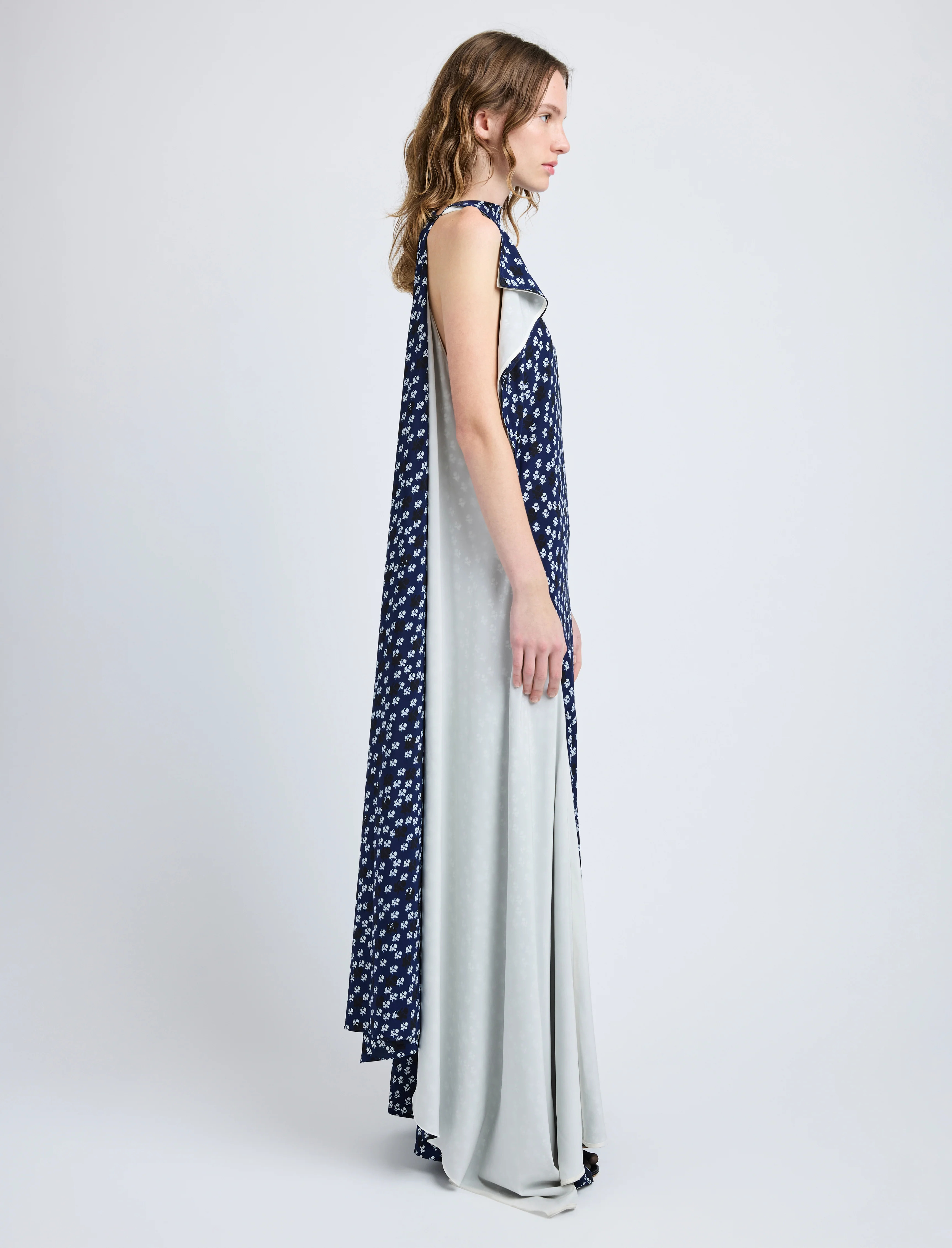 Devyn Dress in Printed Silk Viscose - 3