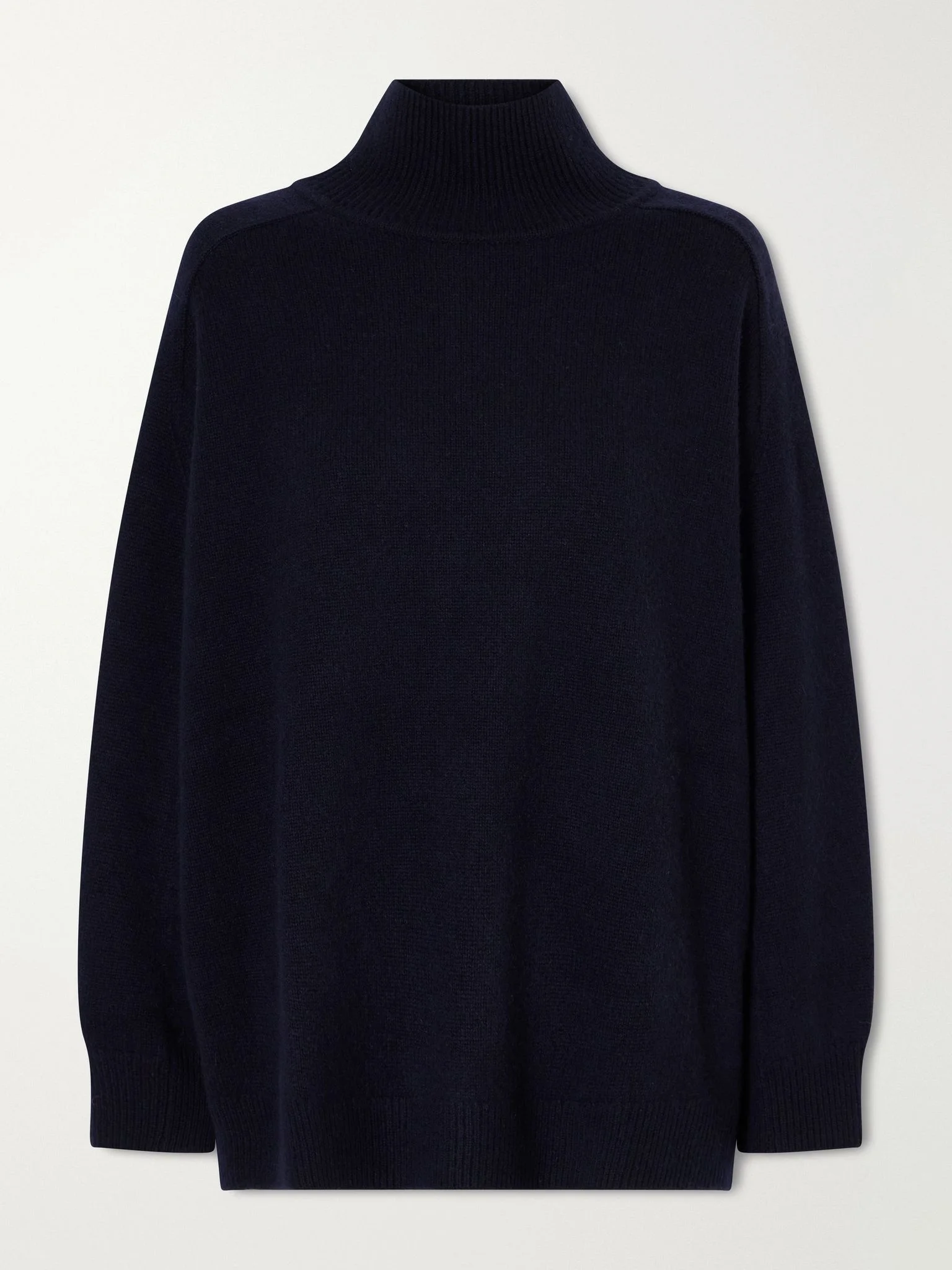Cashmere turtleneck sweater Navy - 1