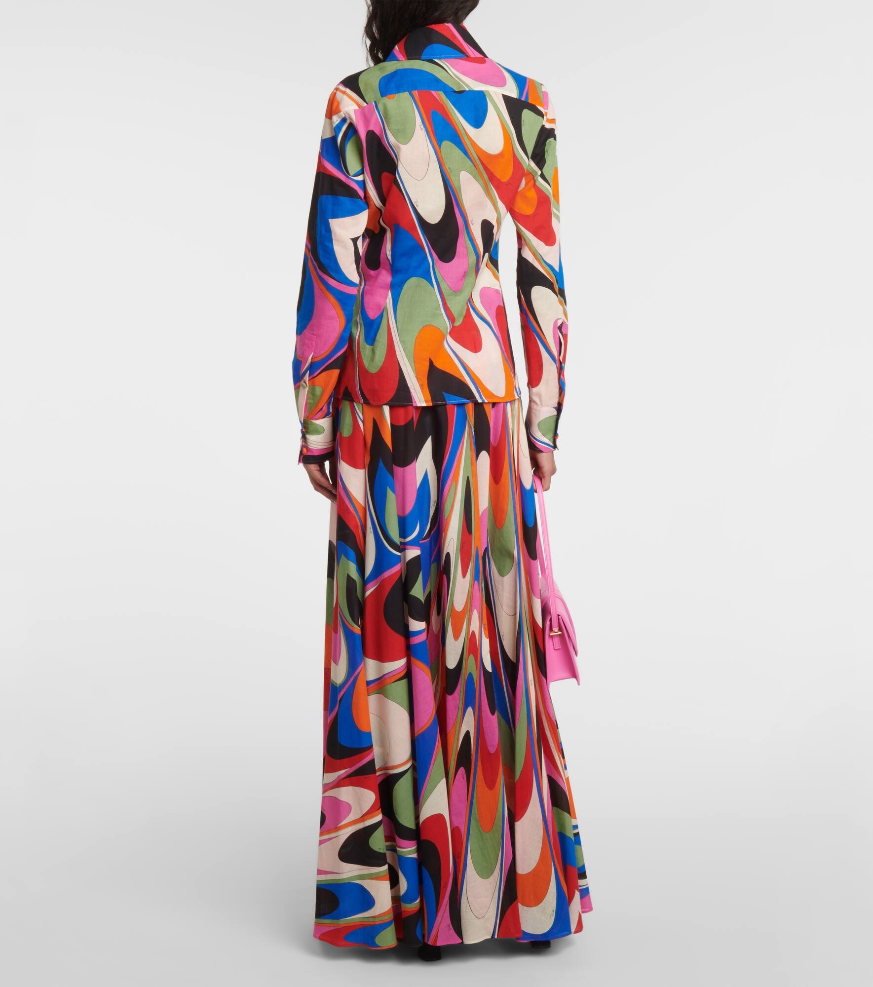 Onde printed cotton shirt - 3