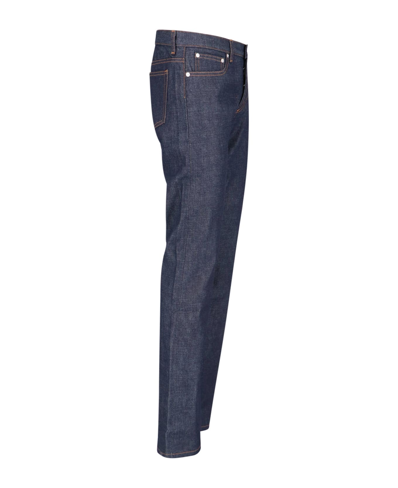 Denim Midi Skirt - 3