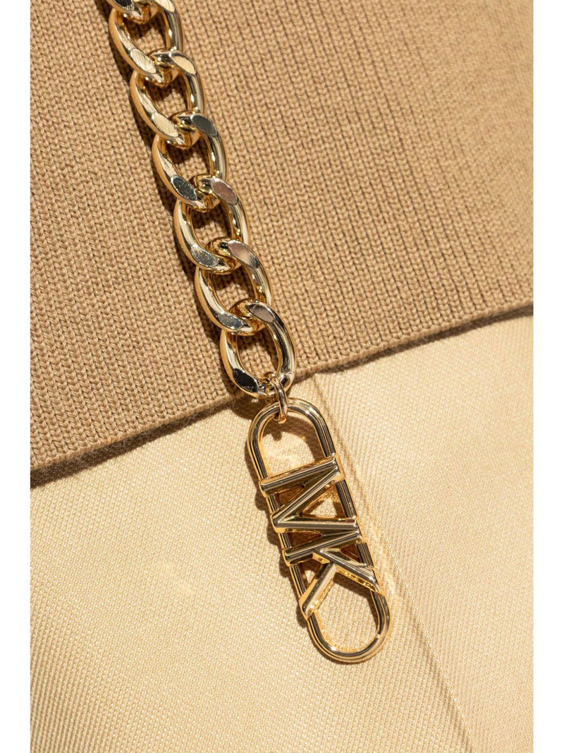 chain belted long cardigan 5