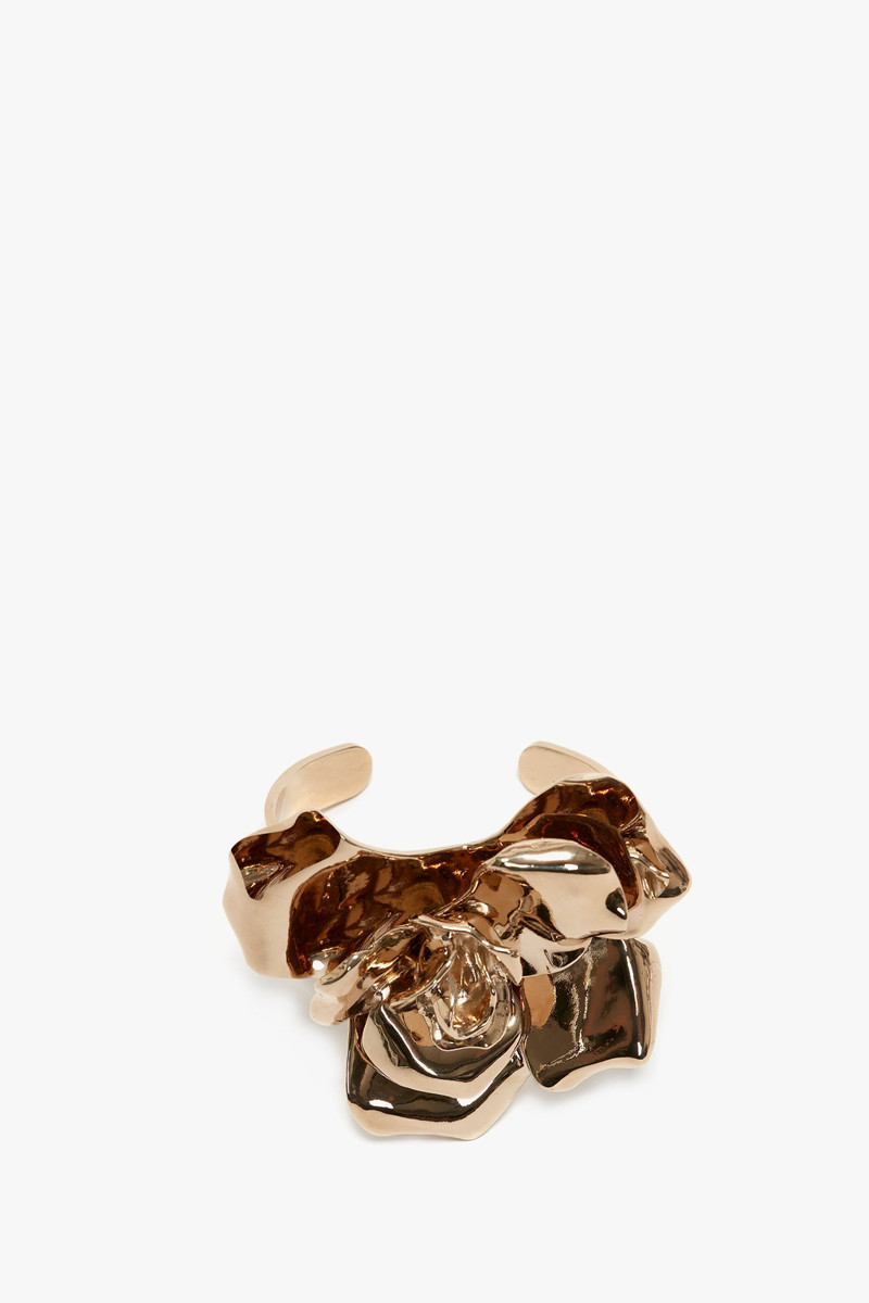 Exclusive Flower Bracelet In Gold 1