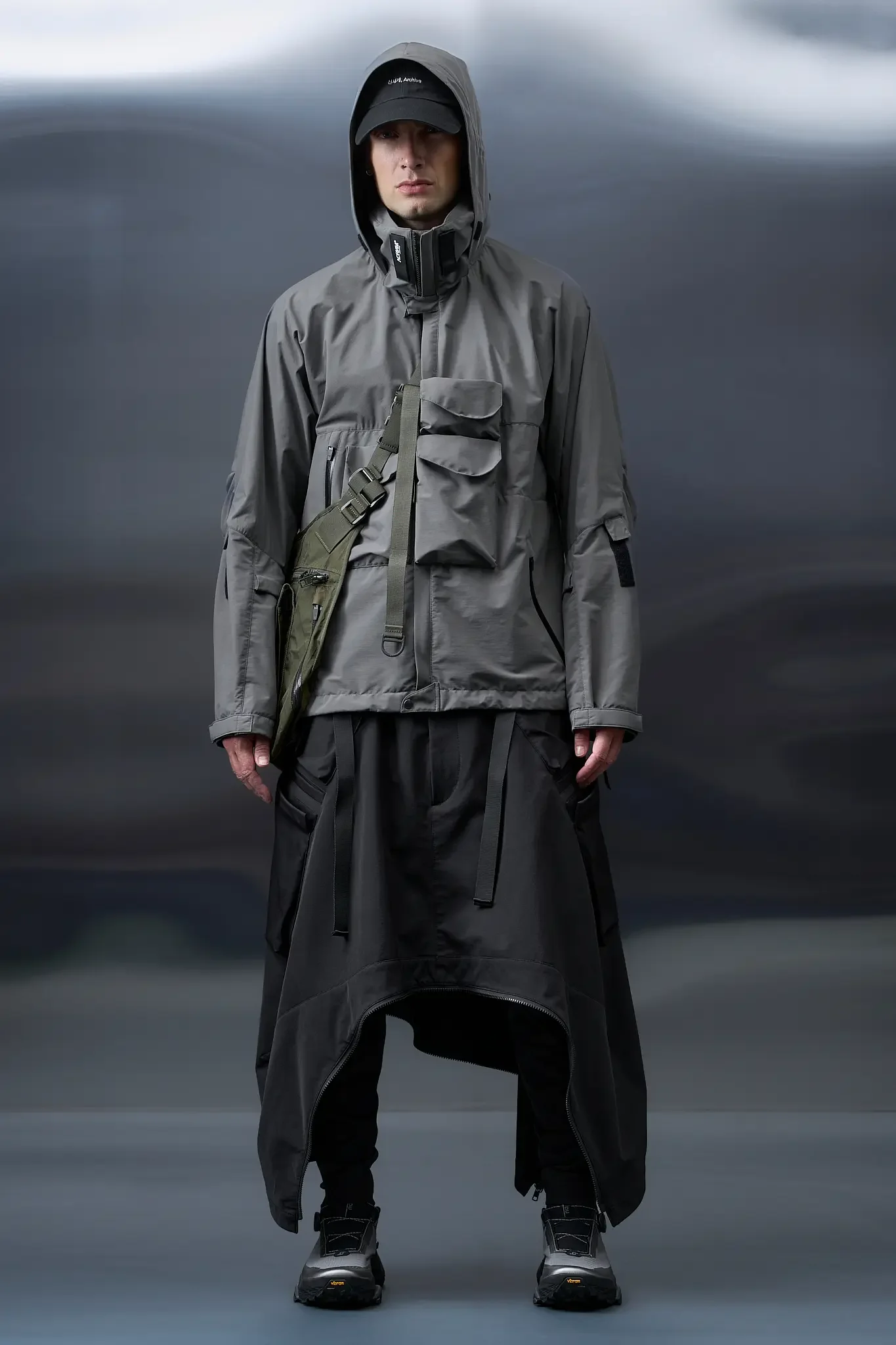ACRONYM J28-E Epic® Interops Jacket Gray - J28-E_FW2526 | REVERSIBLE