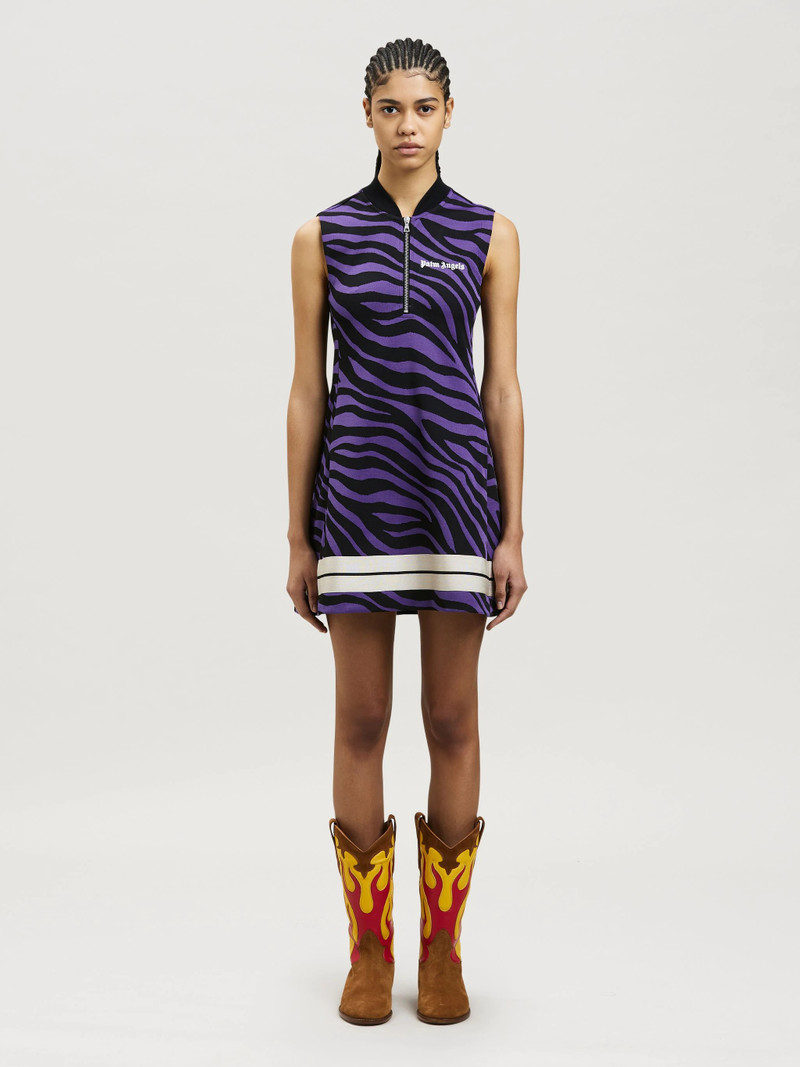 JACQUARD ZEBRA 트랙 DRESS 3
