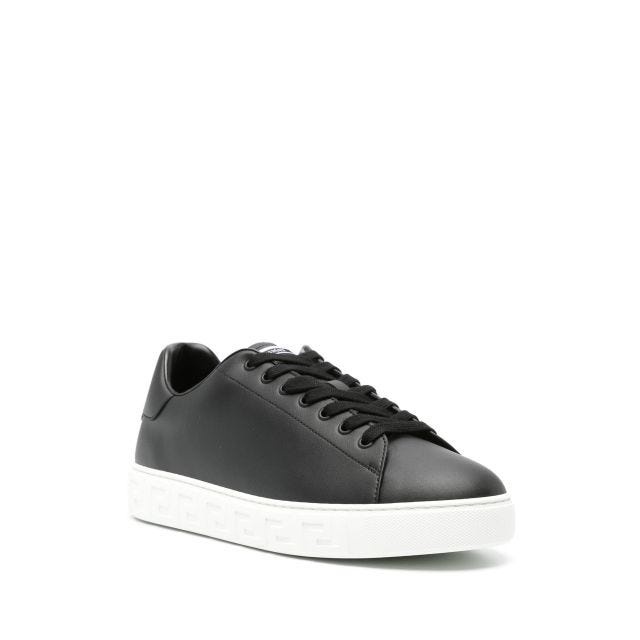 Greca faux-leather sneakers - 2