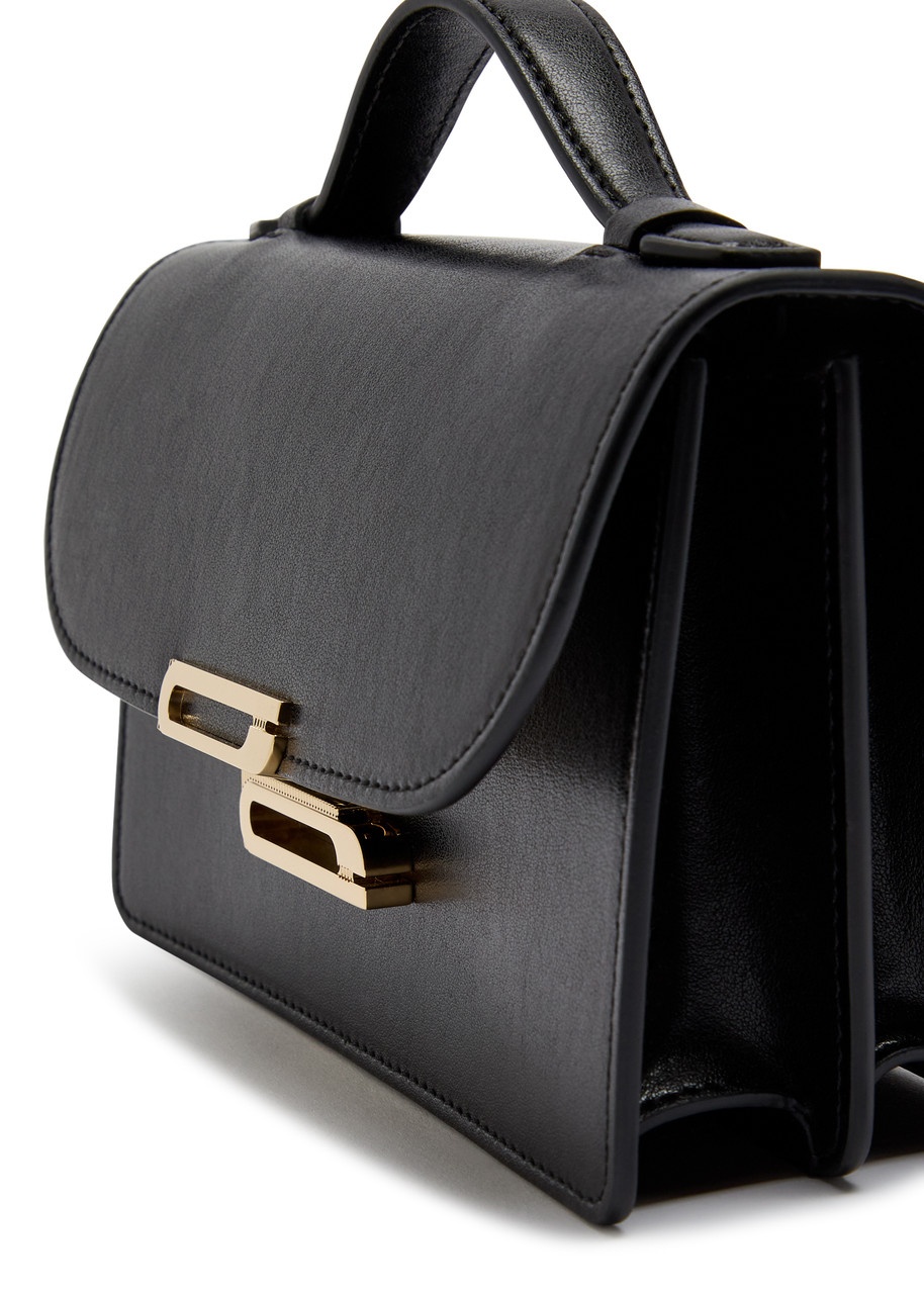 Victoria Beckham Dorian Mini Grained-leather top Handle bag - 3