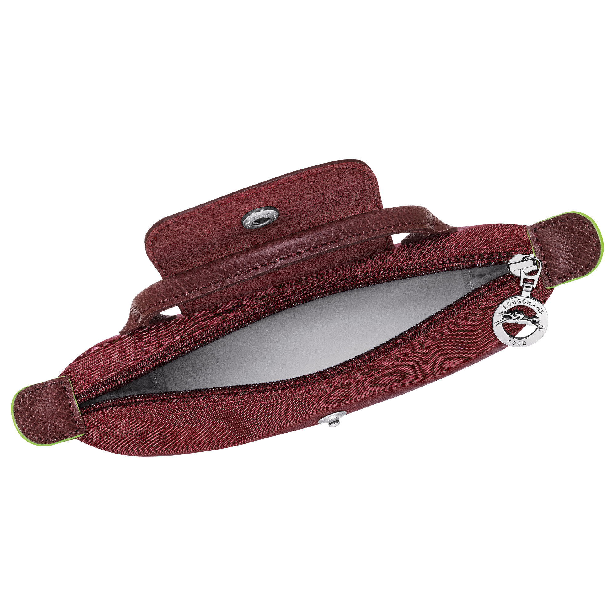 Le Pliage Green Pouch with handle Pomegranate - Recycled canvas - 5