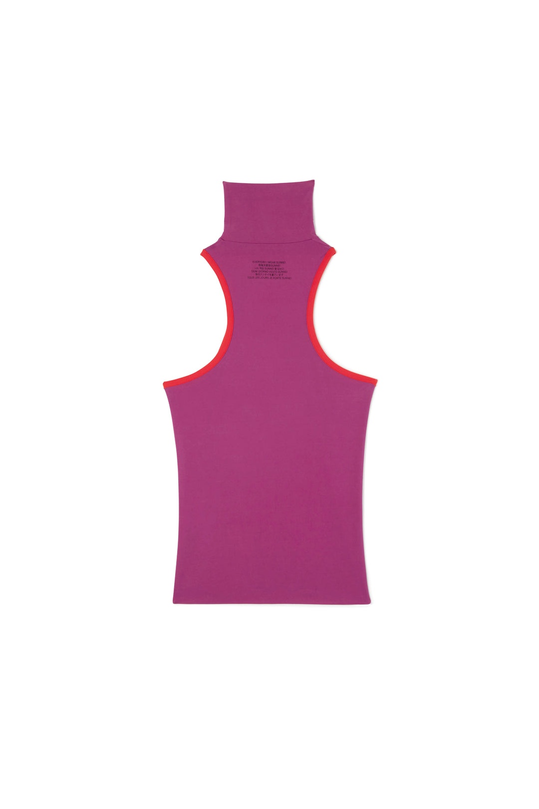 SUPER STRETCH HIGHNECK TANK TOP / purple - 2