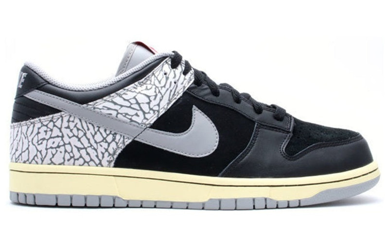 Jordan Nike Dunk Low Cl 'Jordan Pack Black Grey' 304714-905 outlook