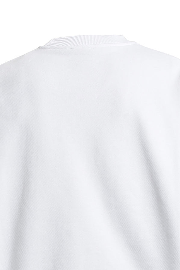 EQUIPEMENT SPORTIVE EMBROIDERED CLASSIC SWEATSHIRT / WHT - 9