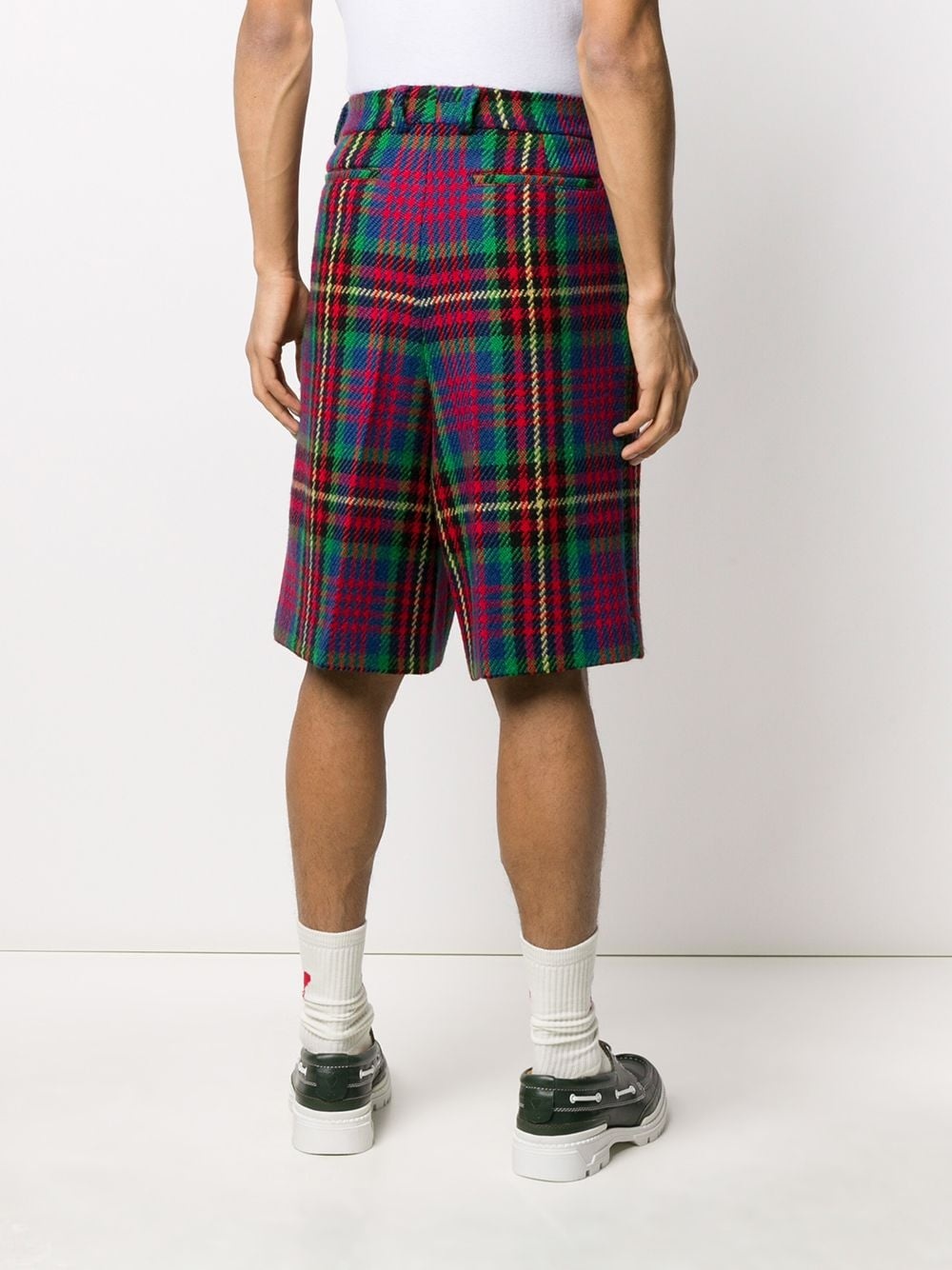 plaid Bermuda shorts - 4